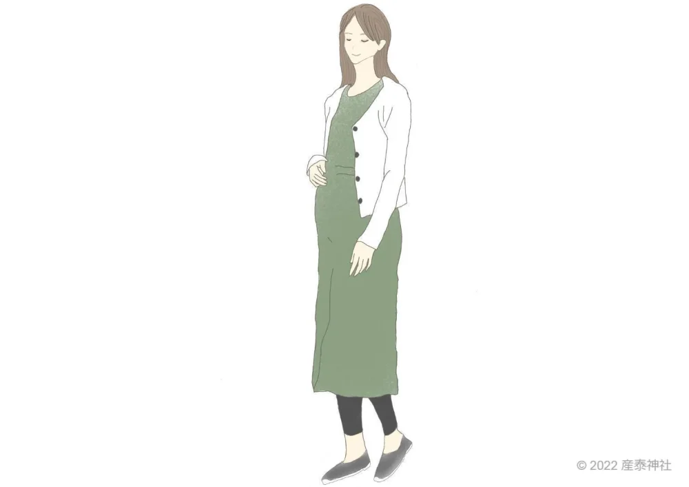 妊婦が春に安産祈願に行くときにおすすめの服装