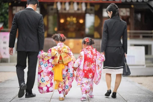 家族で七五三参り