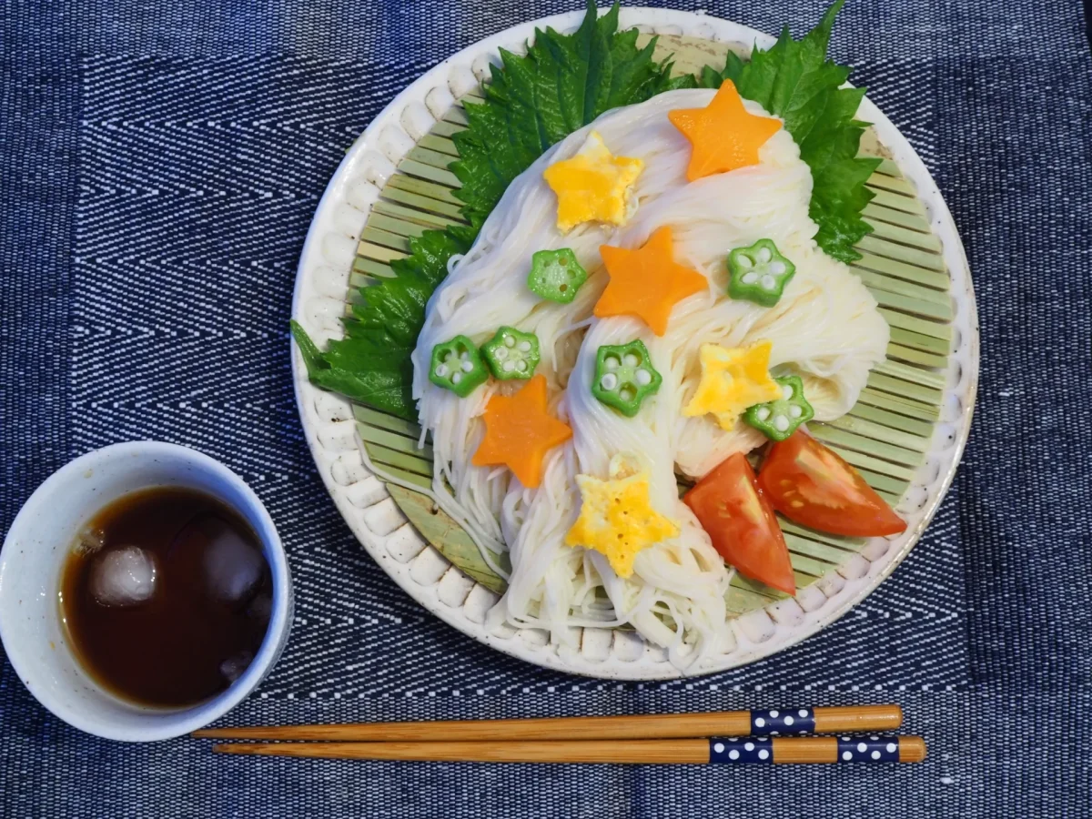 七夕の行事食としてのそうめん