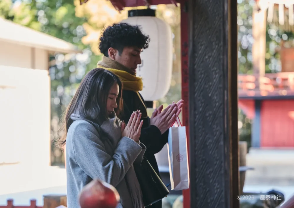 神社でお参り・安産祈願・お宮参り